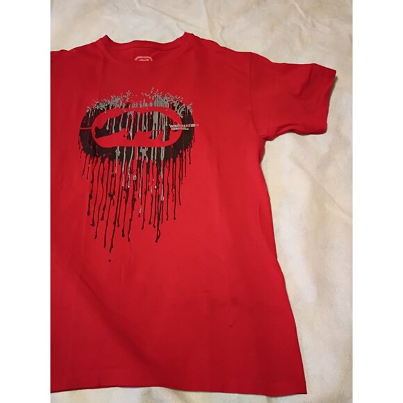 Ecko Unltd Mens Drip Logo T-Shirt Medium Short Sleeve - Picture 4 of 8